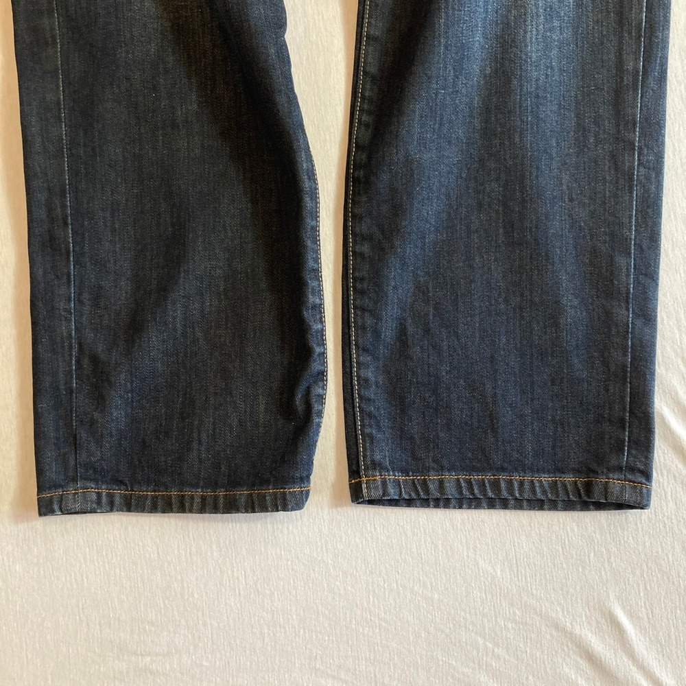 Lucky Brand Jeans Mens 38x30 221 Original Straight Dark Wash 7M11995 Classic - Picture 8 of 15